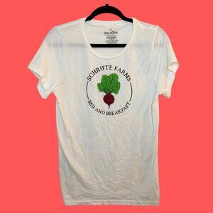 The Office Schrute Farms Women’s Graphic T-Shirt Size XL NBC TV Show Tee